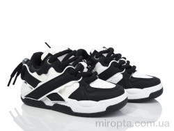 Кросівки 172-44 white-black р: 36-41, в упаковці: 8 пар, купити тільки гуртом