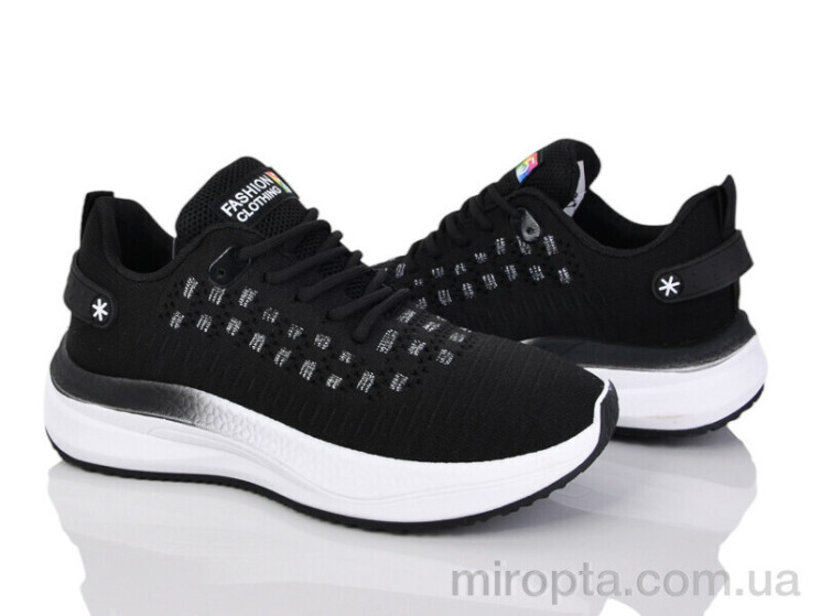 Кросівки 182-52 black р: 36-41, в упаковці: 8 пар, купити тільки гуртом - 1058421
