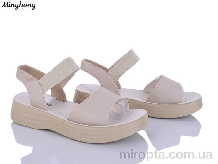 Босоніжки 7717 beige р: 37-42, в упаковці: 8 пар, купити тільки гуртом - 1162402