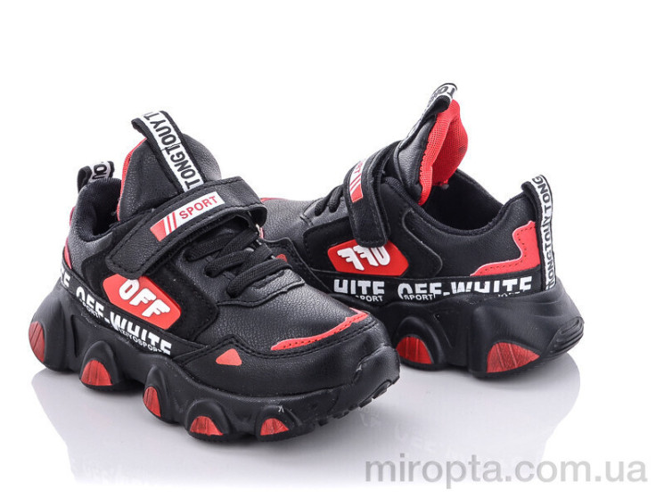 Кросівки AC003-1 black р: 26-31, в упаковці: 8 пар, купити тільки гуртом - 765915