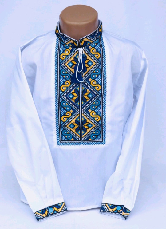 Вишиванка дитяча (розміри: зріст 116-152) в упаковці 7 штук №305135 - Delux 909