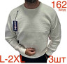 Светр чоловічий вовна м.162  (р. L-2XL) 8 кольорів в упаковці 3 штуки №757079 - Nadiyka BG/PO2161-2162
