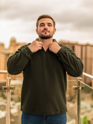 Толстовка чоловіча, двосторонній фліс м.7702 (р: L, XL, XXL) №817193