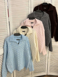 Кофта жіноча "827" трикотажна в'язка (р: one size) 5 кольорів, в упаковці 4 шт. №389010