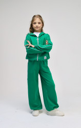 Костюм дитячий  турецький трикотаж двунитка м.2630 (р.134-158 см) 5 кольорів в упаковці 5 штук  №764561