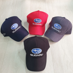 Бейсболка чоловічa "Subaru" котон (р: 58-61) мікс кольорів, в упаковці 5 шт. №382406