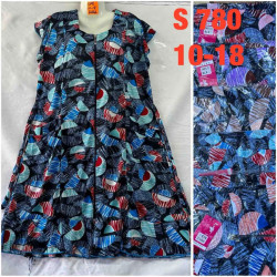 Халат жіночий, віскоза, м.S780 (р: 10XL-18XL) мікс кольорів, в упаковці 5 шт. №332816