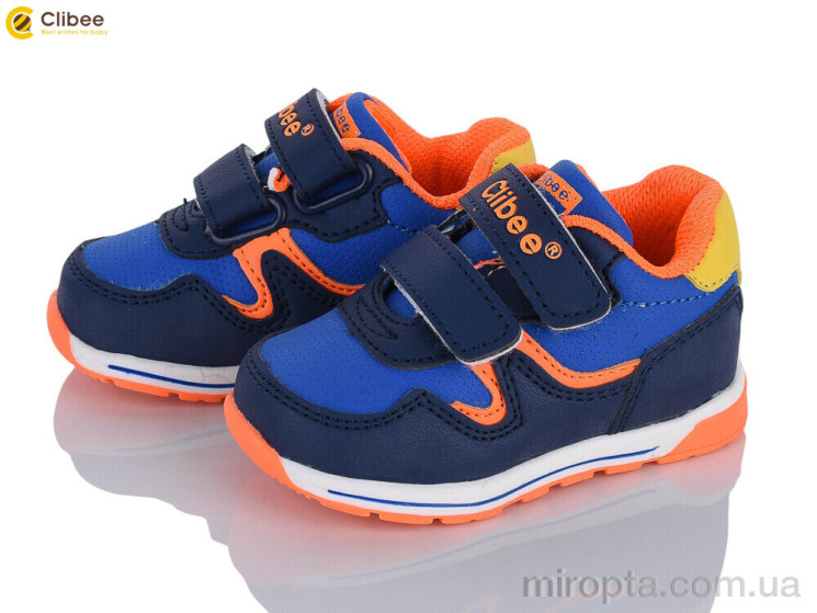 Кросівки F655 d.blue-orange р: 19-24, в упаковці: 6 пар, купити тільки гуртом - 1199980