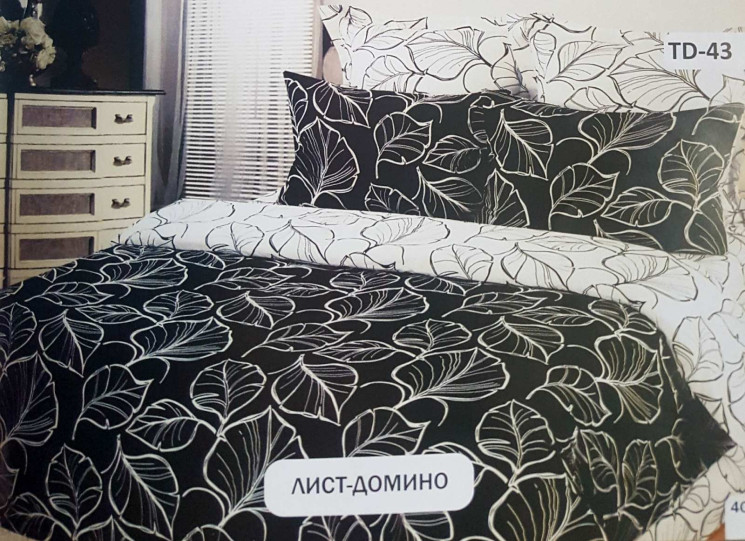Комплект постільної білизни, бязь, м.Лист домино (р: сімейний) №328787 - Palma RZ3641
