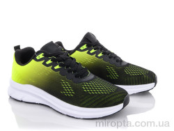 Кросівки 24-152 green-black р: 40-45, в упаковці: 8 пар, купити тільки гуртом
