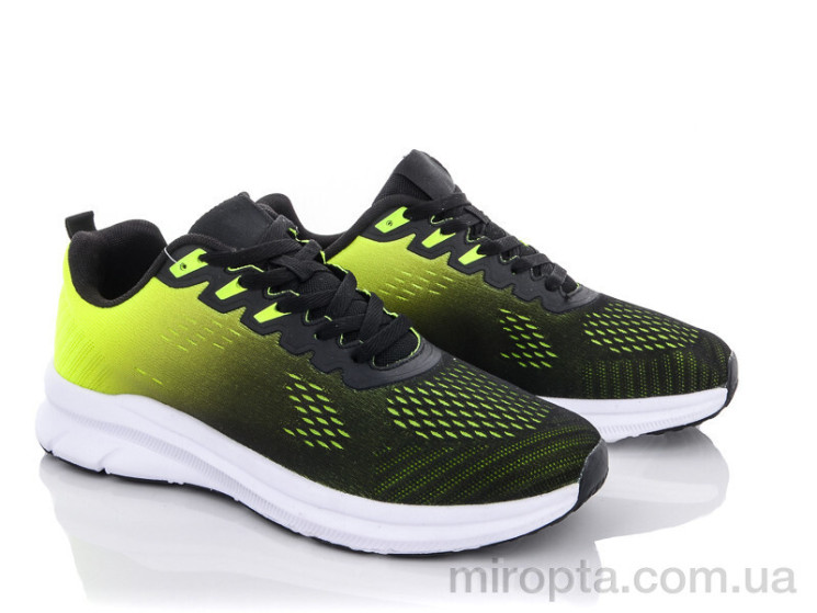 Кросівки 24-152 green-black р: 40-45, в упаковці: 8 пар, купити тільки гуртом - 754093