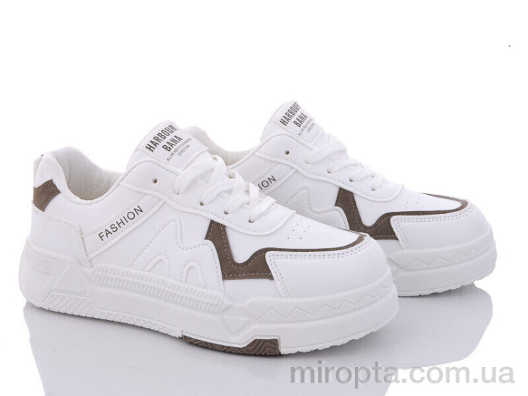 Кросівки 45-97 white-khaki р: 37-41, в упаковці: 8 пар, купити тільки гуртом - 868963