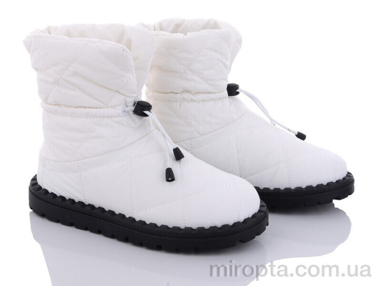 Дутики 20-990-2 white р: 36-41, в упаковці: 8 пар, купити тільки гуртом - 885247