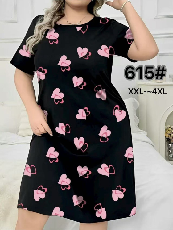 Туніка жіноча, бамбук, м.615 (р. 2XL-4XL), в упаковці 6 штук №339570 - Focus zel 1396