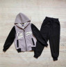 Спортивний костюм дитячий "2301" (р:S-XXL, 4 кол.) турецький трикотаж двохнитка (пен’є), в уп. 5 шт №150287 - 