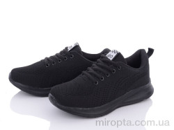 Кросівки W127 black р: 36-41, в упаковці: 8 пар, купити тільки гуртом