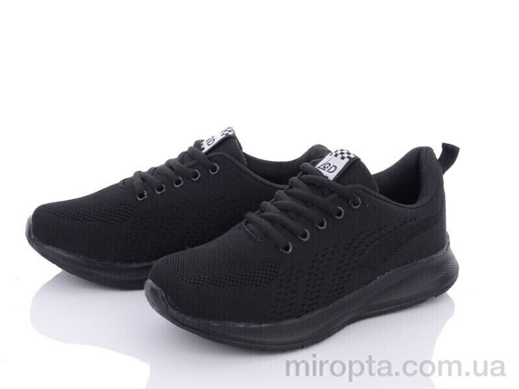 Кросівки W127 black р: 36-41, в упаковці: 8 пар, купити тільки гуртом - 849633