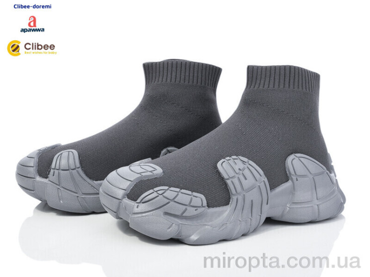 Кросівки N6100 l.grey-d.grey р: 31-37, в упаковці: 7 пар, купити тільки гуртом - 1034824