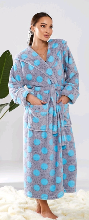 Халат жіночий, вельсофт, м.3599 (Розмір: 52-56 ), в упаковці 3 штуки №319422 - RomeoLife SE544