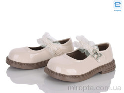 Туфлі DA811-2 beige р: 23-27, в упаковці: 6 пар, купити тільки гуртом