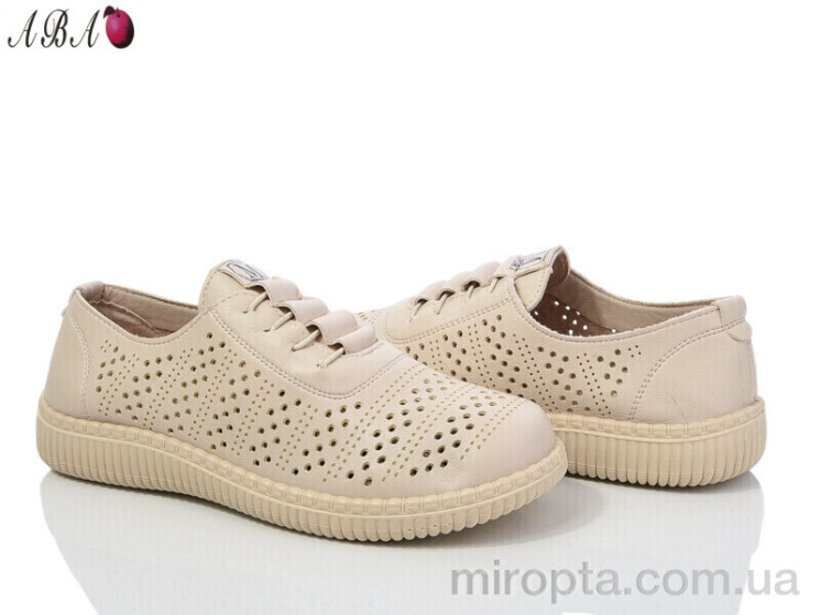 Туфлі 1ABA028-2 beige р: 38-43, в упаковці: 8 пар, купити тільки гуртом - 1044624