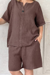 Костюм жіночий "двійка", льон жатий люкс м. 920 (р: 50-52, 54-56, 58-60, 62-64) №828467