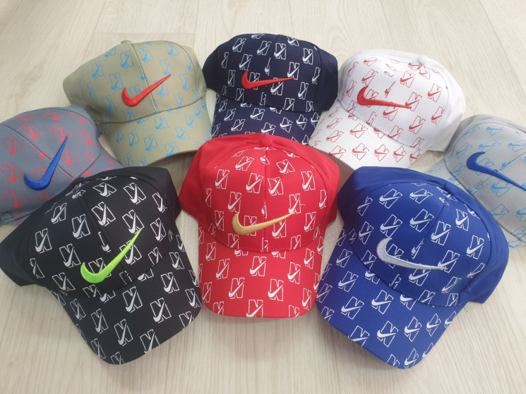 Бейсболка дитяча "Nike" котон (р: 52) мікс кольорів, в упаковці 5 шт. №382343 - Ventil SE 939