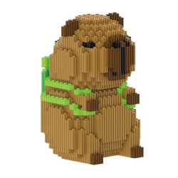 3D Конструктор Magic Blocks Капібара з рюкзаком м.7260 (висота 12 см)  №753988