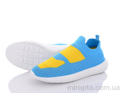 Кросівки 4-481 blue-yellow р: 40-45, в упаковці: 8 пар, купити тільки гуртом