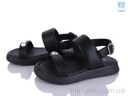 Босоніжки ABX1203P black р: 32-37, в упаковці: 24 пар, купити тільки гуртом