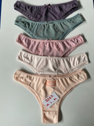 Труси жіночі "9362" бавовна (р: M,L,XL) мікс кольорів, в упаковці 10 шт. №361271