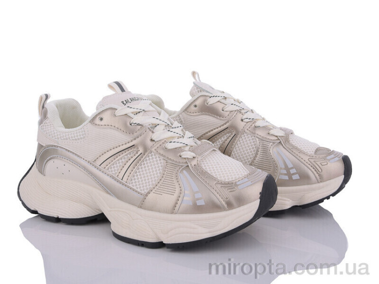 Кросівки 136-24 gold р: 36-41, в упаковці: 8 пар, купити тільки гуртом - 916034