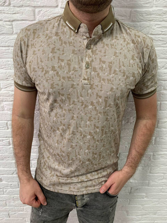 Футболка Raymons р M-2XL Чоловіча Polo S1538 khaki - NikNumbers SE1041-1042
