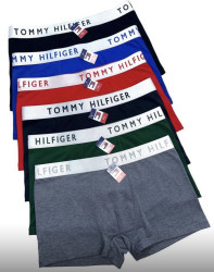 Труси чоловічі "Tommy Hilfiger" бавовна (р: M-XXXL) 6 кольорів, в упаковці 12 шт. №363280