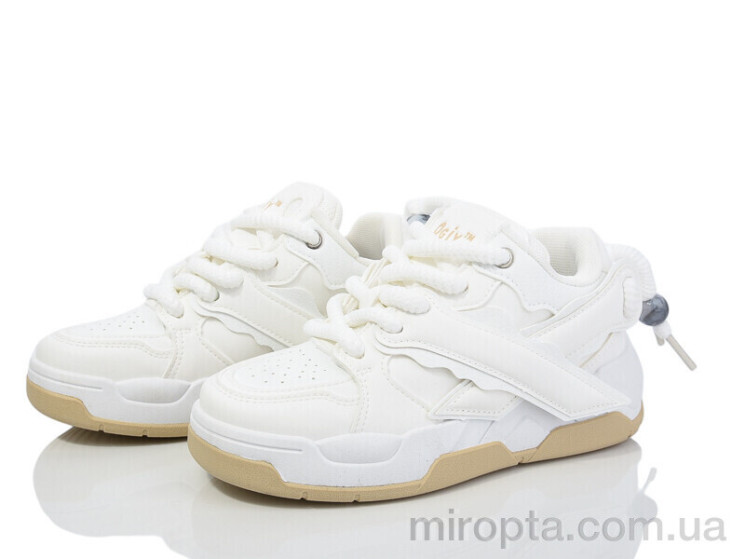 Кросівки 172-44 white р: 36-41, в упаковці: 8 пар, купити тільки гуртом - 974331