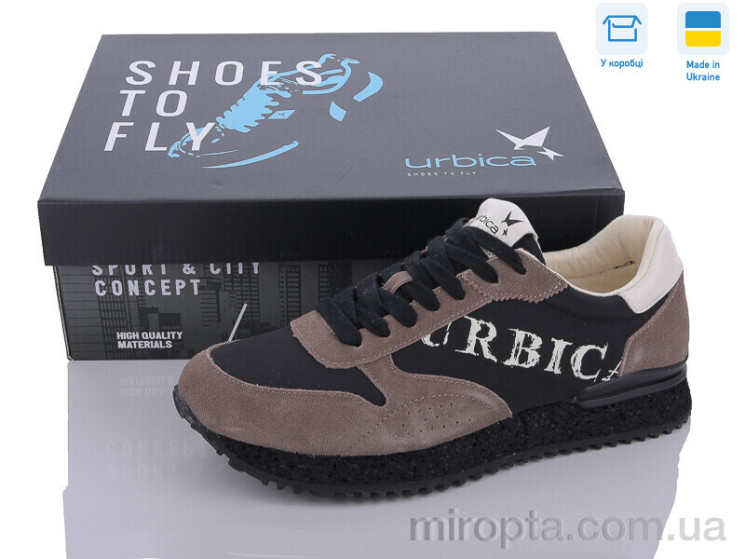 Кросівки UMB24100 black-brown р: 41-46, в упаковці: 8 пар, купити тільки гуртом - 905679