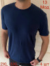 Футболка чоловіча  батал , трикотаж, м.13 (р. 2XL–5XL), 5 кольорів, в упаковці 4 штук №750429 - Nadiyka BG/PO2161-2162