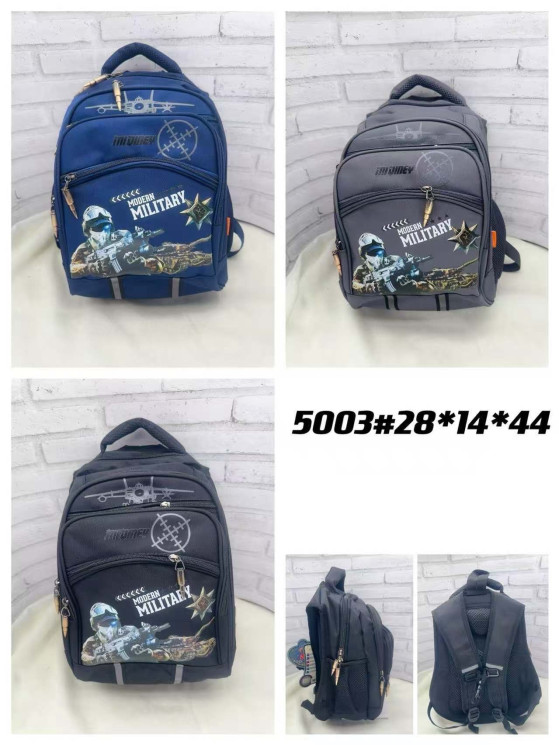 Рюкзак дитячий "5003" щільний текстиль (р: 28*14*44см) 3 кольори №386322 - Enigma BE3610
