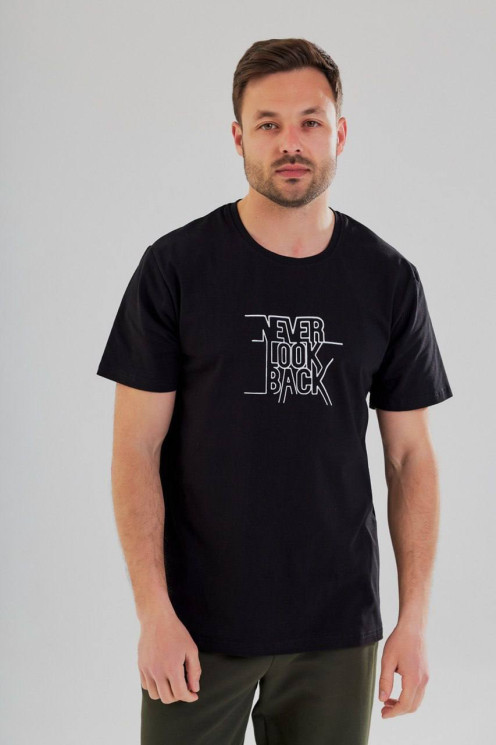 Футболка чоловіча, бавовна, м. 45.1 (р: M, L, XL, XXL) №711404 - Umon GOL1454 м. 45.1