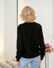 Кофта жіноча, машинна в'язка (70% вовна 30% акрил) м.010 (р: OVERSIZE) №814358 - BichevaIR BEZH1370 м: 010