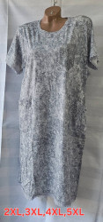 Сукня жіноча, трикотаж (розміри: 2XL-5XL ), в упаковці 4 штуки №345112