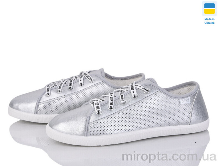 Кросівки Крок K35 silver р: 36-41, в упаковці: 12 пар, купити тільки гуртом - 1065601