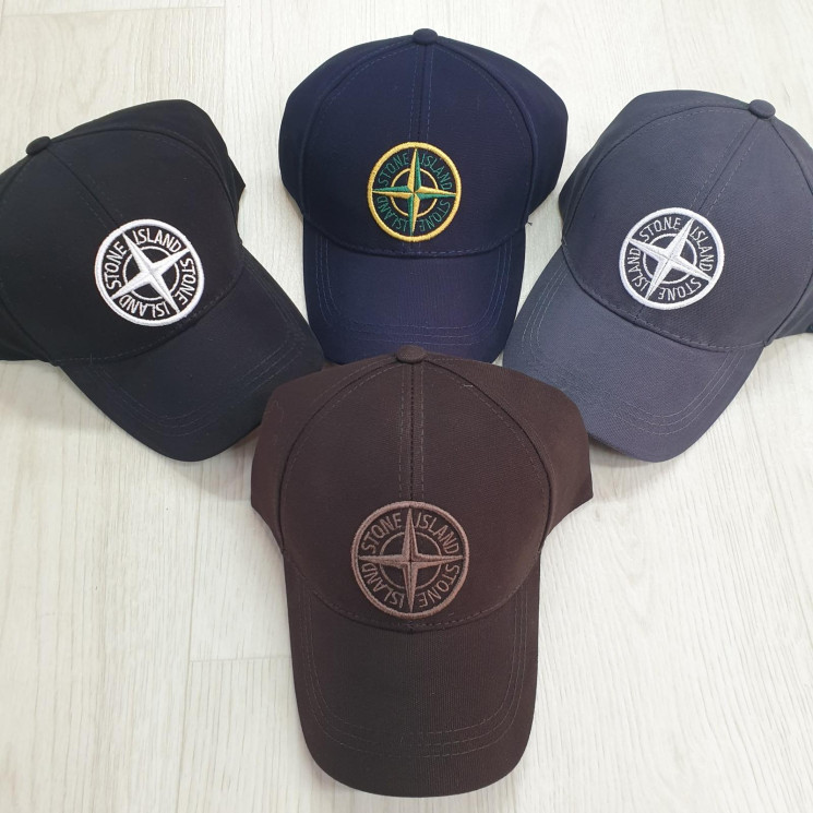 Кепка чоловіча "Stone Island" (р: 55-57,57-59,59-61) мікс кольорів, в упаковці 5 шт. №374622 - Ventil SE 939