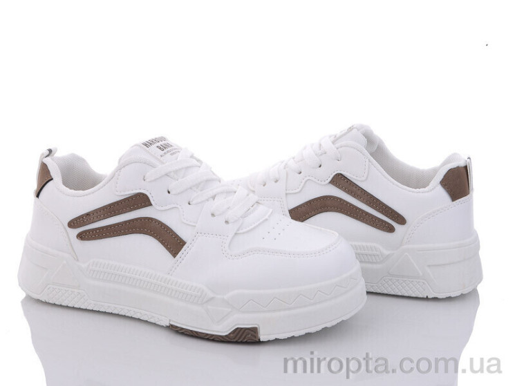 Кросівки 45-95 white-khaki р: 37-41, в упаковці: 8 пар, купити тільки гуртом - 868965