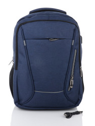 Рюкзак 3012 blue з USB р: 46*16*30 см