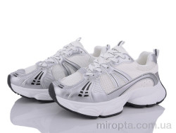 Кросівки 136-24 silver р: 36-41, в упаковці: 8 пар, купити тільки гуртом