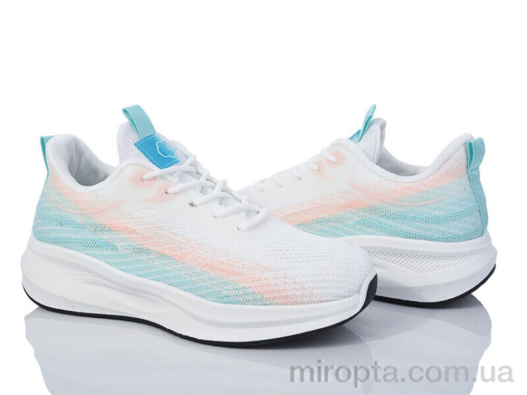 Кросівки 176-33 white-blue р: 36-41, в упаковці: 8 пар, купити тільки гуртом - 949478