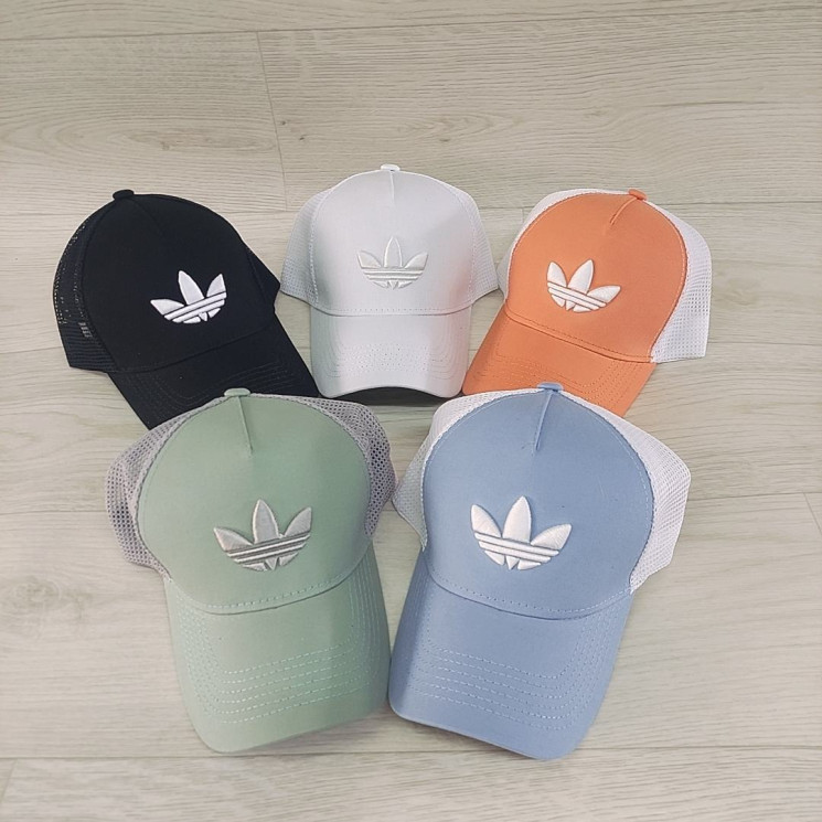 Кепка жіноча "Adidas" (р: 56-58) мікс кольорів, в упаковці 5 шт. №367649 - Ventil SE 939