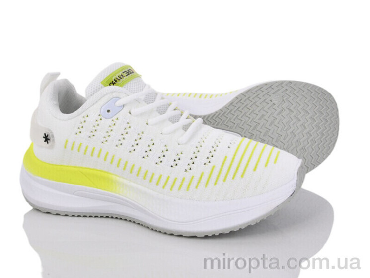 Кросівки 182-52 white-green р: 36-41, в упаковці: 8 пар, купити тільки гуртом - 1058424