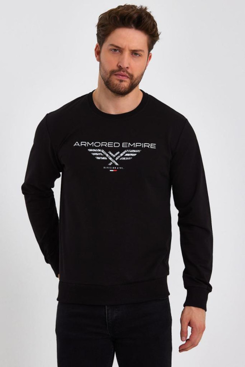 Батник чоловічий двохнитка батал (Розмір:2XL-6XL) чорного кол в упаковці 5 штук №300324 - Wolf HR1900